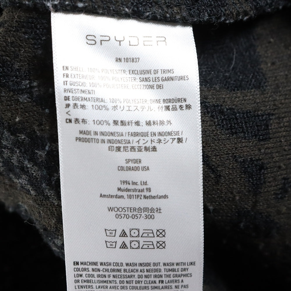 SUPREME(シュプリーム) 22AW Spyder Web Polar Fleece Jacket スパイダーウェブ ポーラー フリースジャケット ブラック