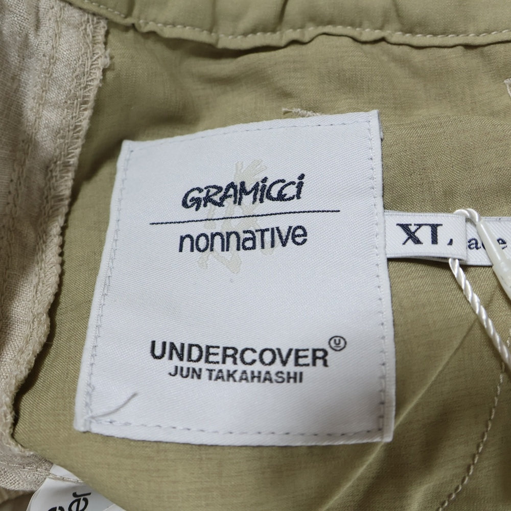 UNDERCOVER(アンダーカバー) 25SS ×nonnative ×GRAMICCI CLIMBER EASY PANTS LINEN ノンネイティブ グラミチ リネン クライマーイージーパンツ ベージュ NN-P4651