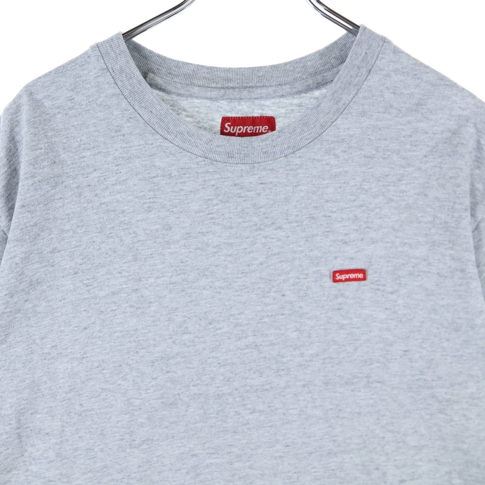SUPREME(シュプリーム) Small Box Tee スモールボックスロゴ コットン クルーネック 半袖Tシャツ カットソー グレー