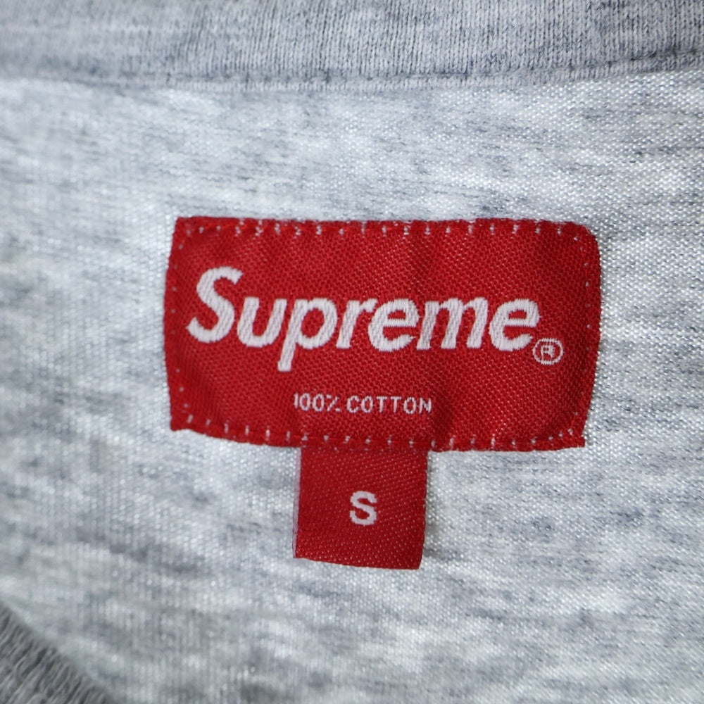 SUPREME(シュプリーム) Small Box Tee スモールボックスロゴ コットン クルーネック 半袖Tシャツ カットソー グレー