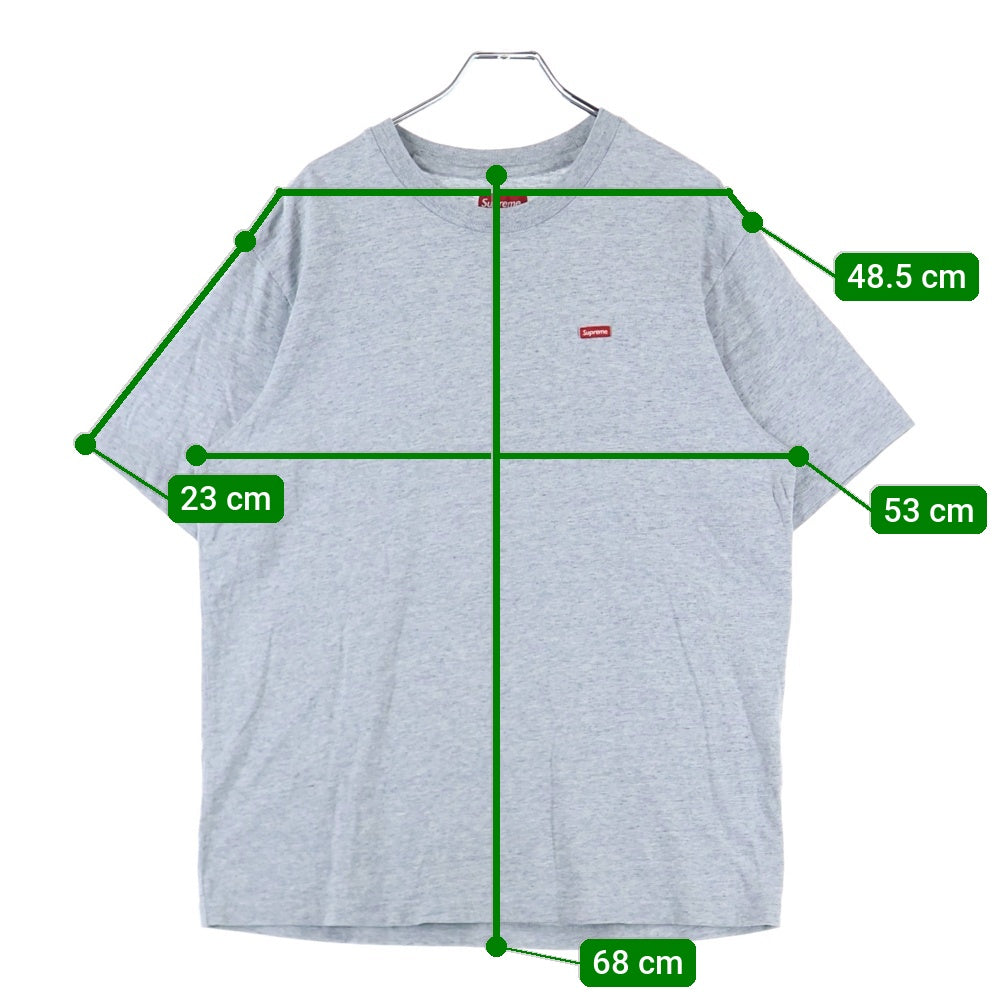 SUPREME(シュプリーム) Small Box Tee スモールボックスロゴ コットン クルーネック 半袖Tシャツ カットソー グレー