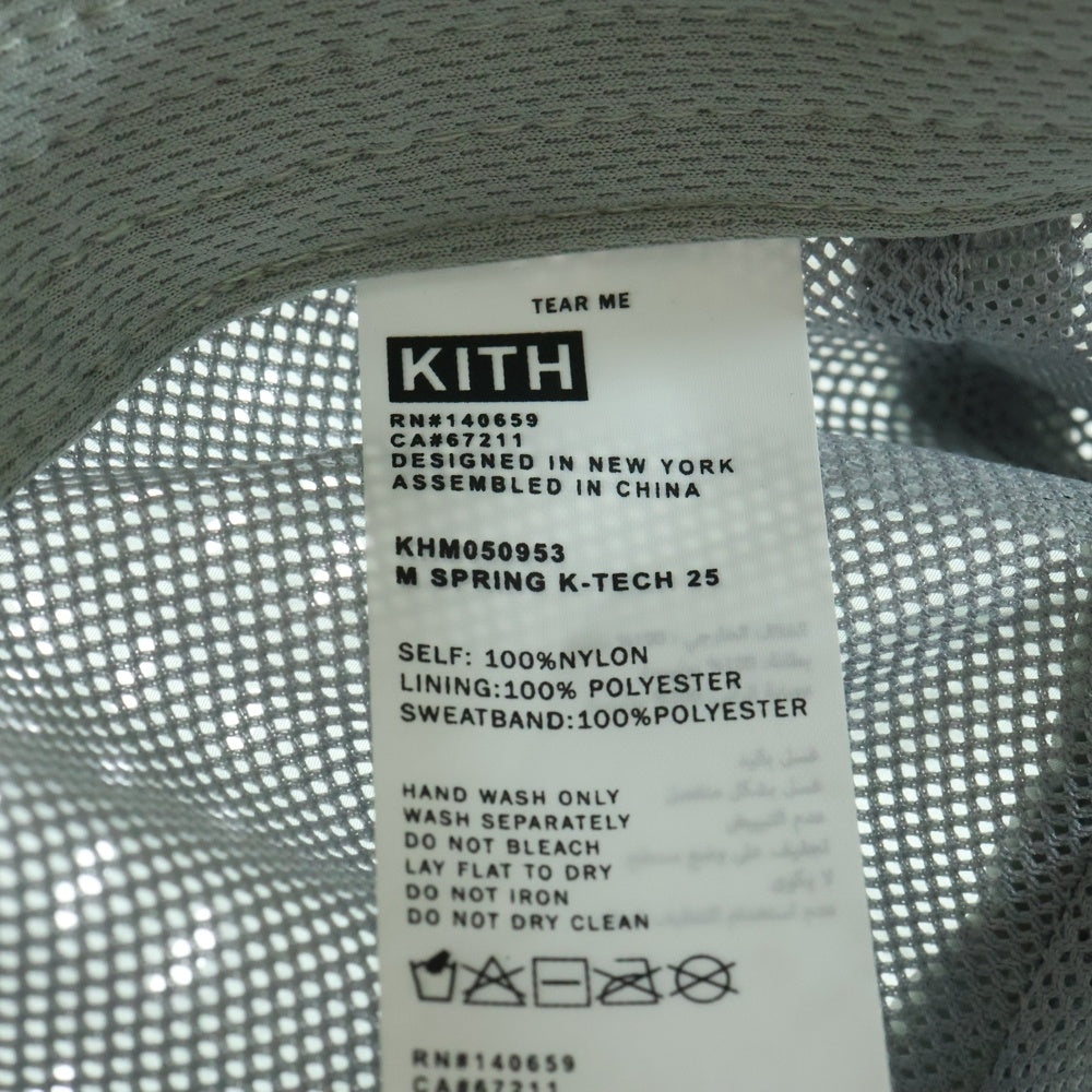 KITH(キス) Active Nylon Griffey Runner Cap アクティブナイロン ランナーキャップ グレー KHM050953
