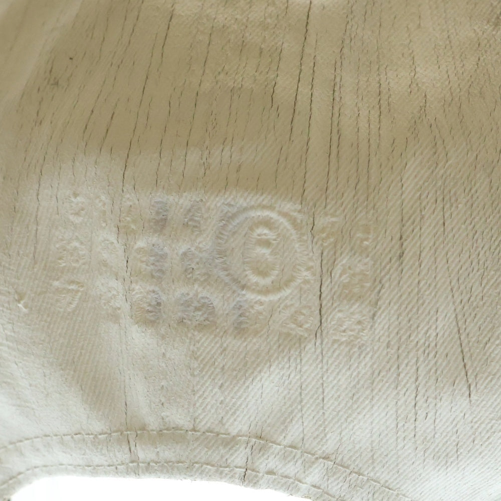 SUPREME(シュプリーム) 24SS ×MM6 Maison Margiela Painted Camp Cap エムエムシックスメゾンマルジェラ ペインテッド キャンプキャップ ホワイト