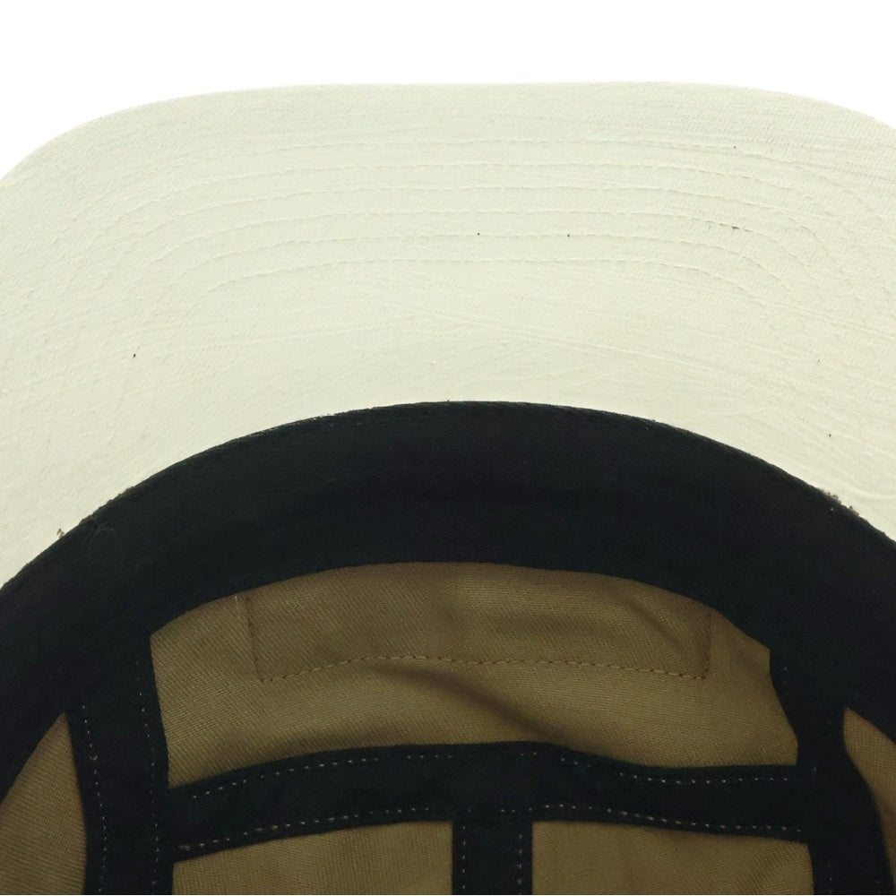 SUPREME(シュプリーム) 24SS ×MM6 Maison Margiela Painted Camp Cap エムエムシックスメゾンマルジェラ ペインテッド キャンプキャップ ホワイト