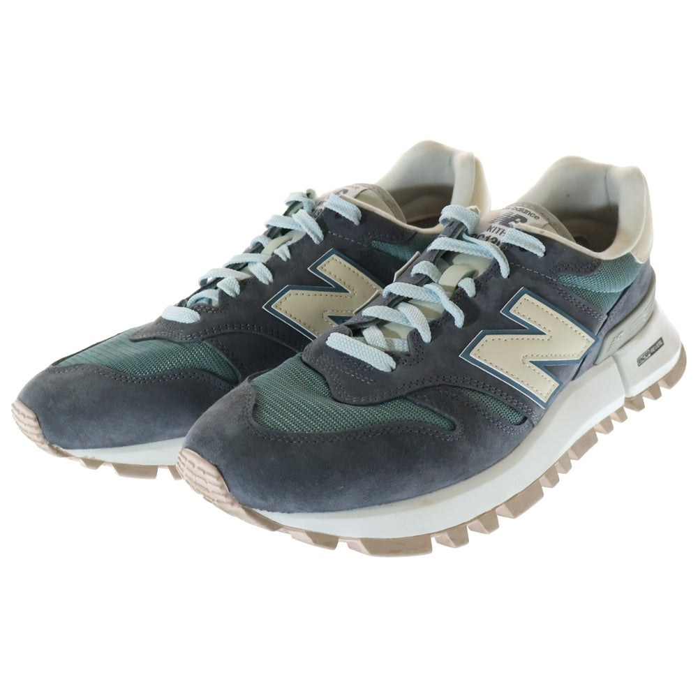 New Balance(ニューバランス) ×KITH MS1300KB STEEL BLUE キス スティールブルー スエード ローカットスニーカー グレー/ブルー US10.5/28.5cm