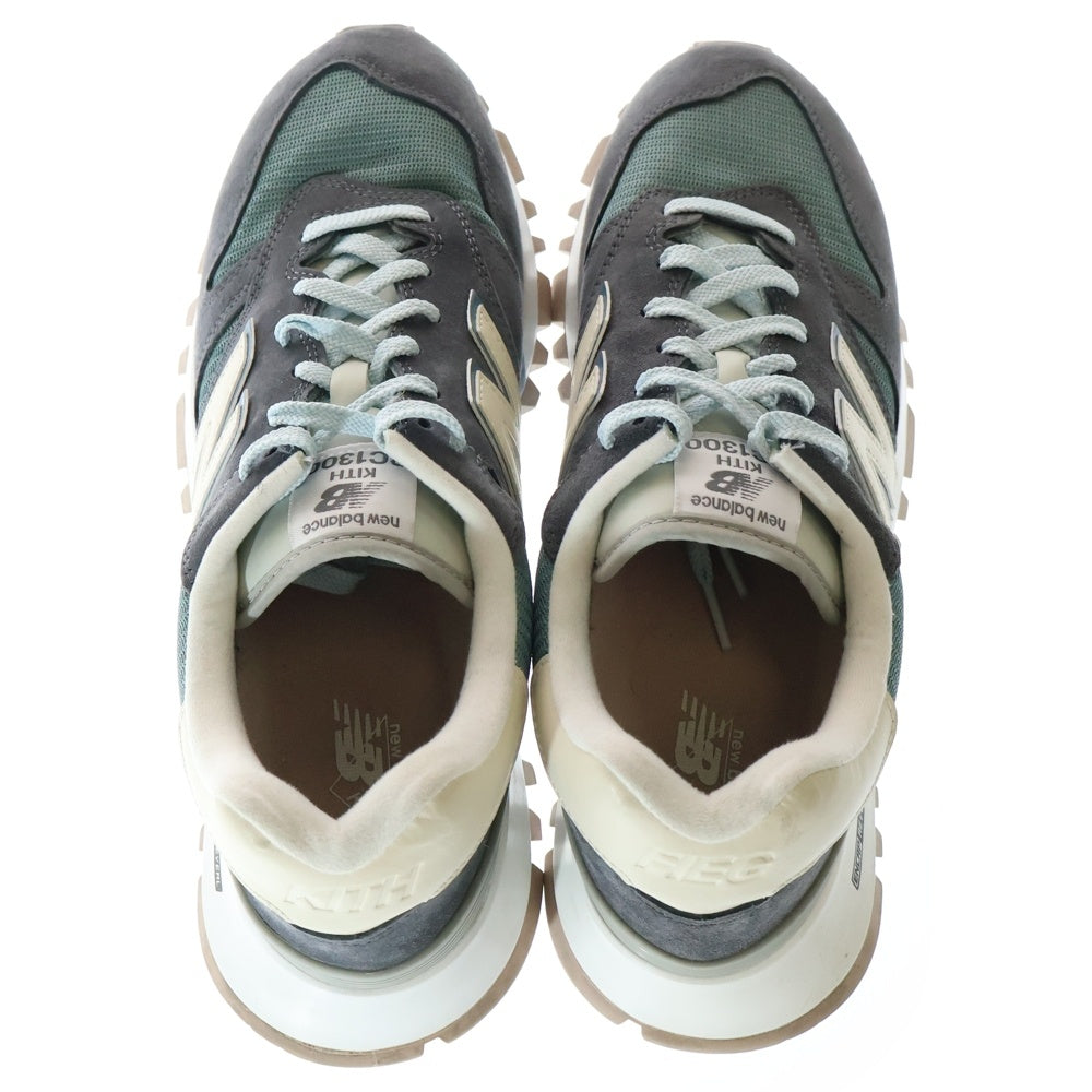New Balance(ニューバランス) ×KITH MS1300KB STEEL BLUE キス スティールブルー スエード ローカットスニーカー グレー/ブルー US10.5/28.5cm