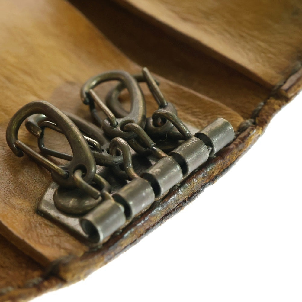 NO BRAND(ノーブランド) GDW STUDIO(ジェネラルデザインワークススタジオ) 鷹デザイン レザーキーケース ブラウン