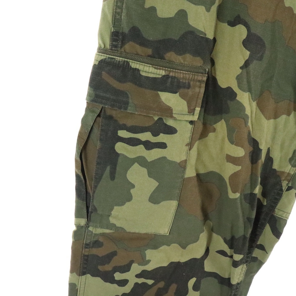STUSSY(ステューシー) RIPSTOP CARGO PANT カモ柄 リップストップカーゴパンツ グリーン/ブラウン