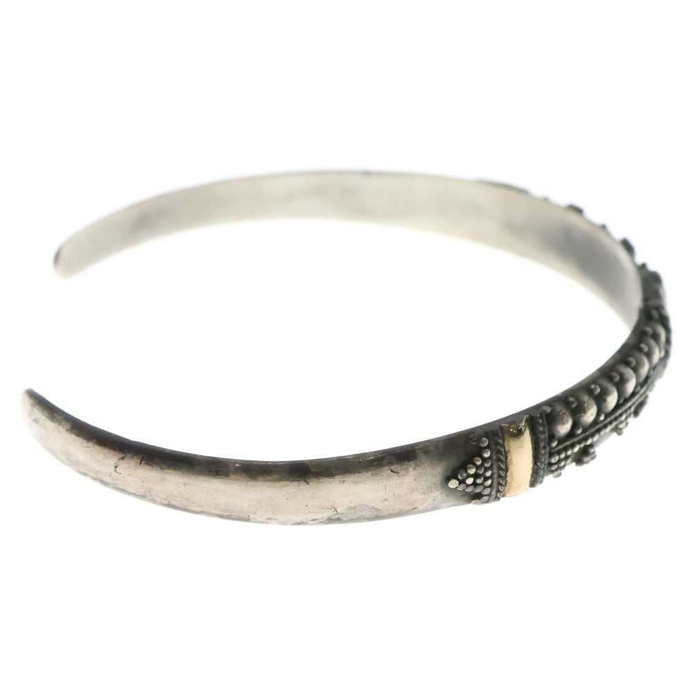 CORNER(コーナー) GEOMETRICAL PATTERN BANGLE 非対称デザインパターン バングル シルバー