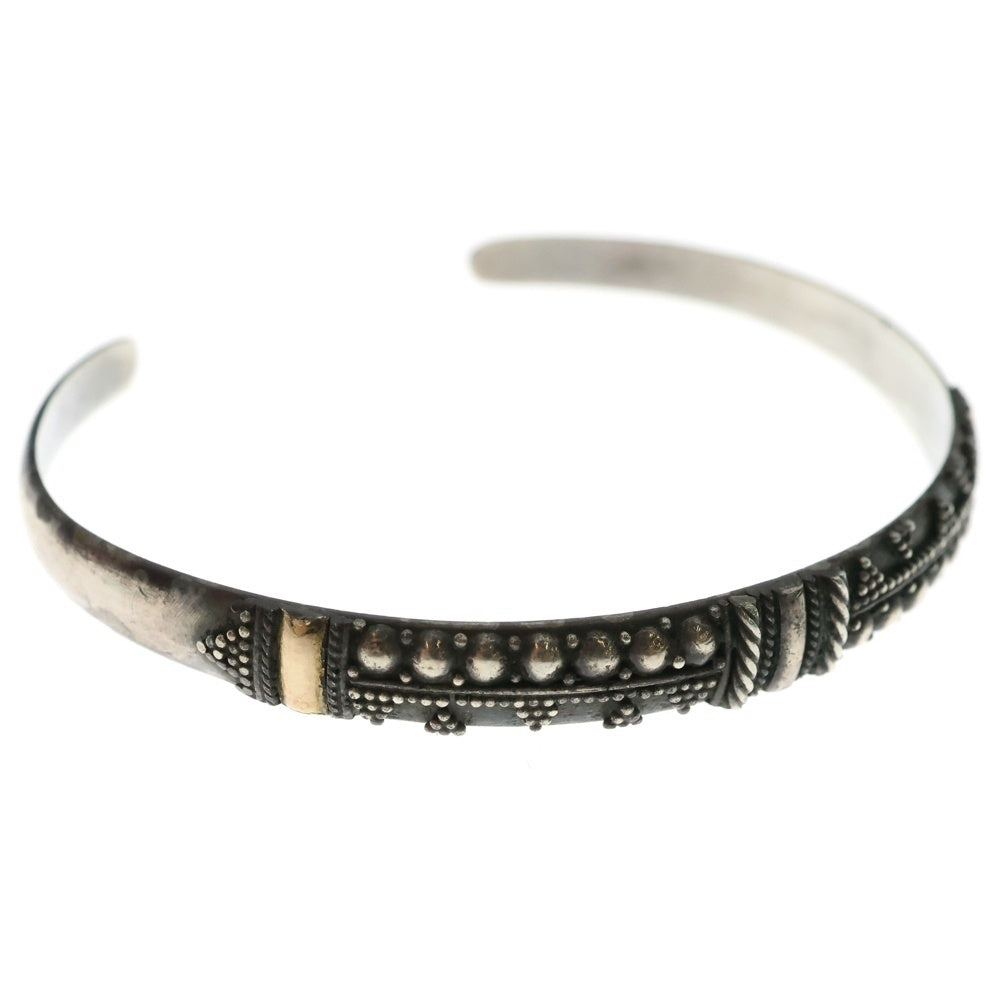 CORNER(コーナー) GEOMETRICAL PATTERN BANGLE 非対称デザインパターン バングル シルバー