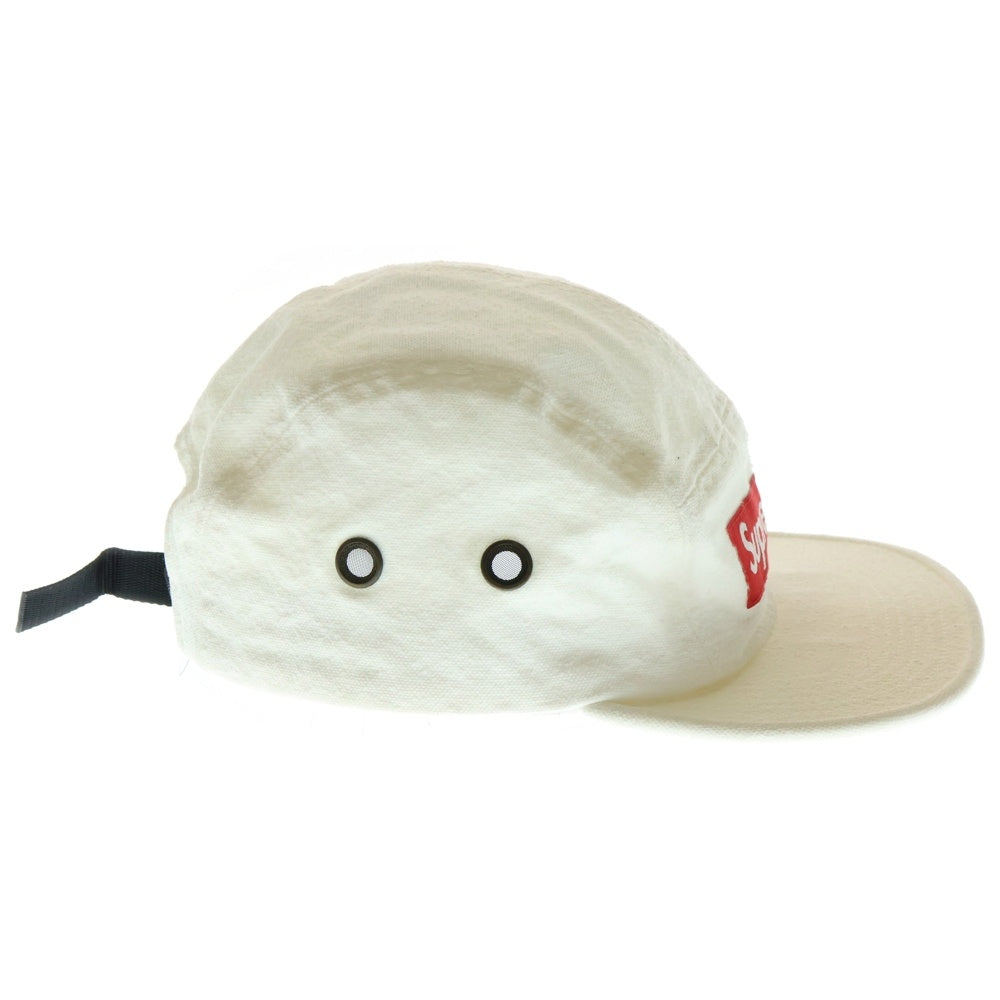 SUPREME(シュプリーム) 18AW Napped Canvas Camp Cap ネップド キャンバス キャンプ キャップ 帽子 ホワイト