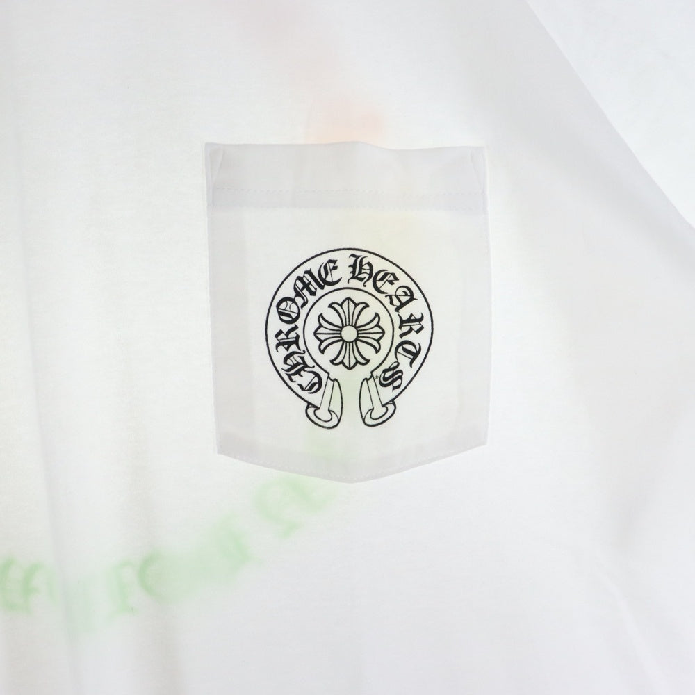 CHROME HEARTS(クロムハーツ) Back Grad Circle Logo Tee バックグラデーションサークルロゴTシャツ ホワイト