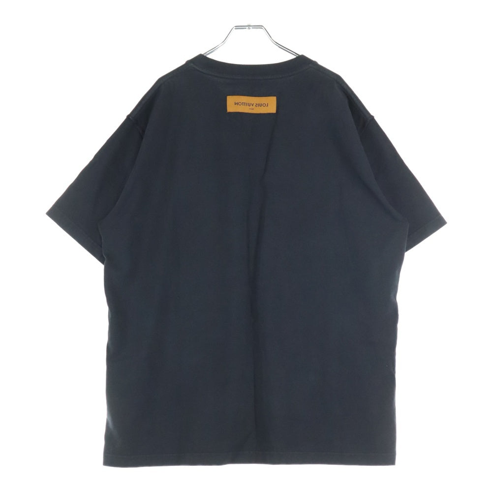 LOUIS VUITTON(ルイヴィトン) 22AW LVSEインサイドアウト半袖Tシャツ ブラック RM222Q JYN HIY47W