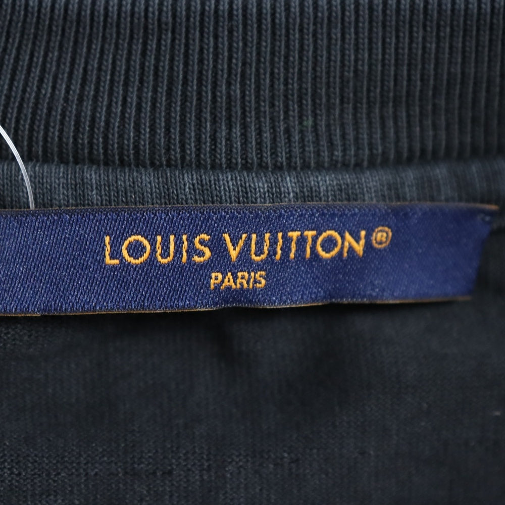 LOUIS VUITTON(ルイヴィトン) 22AW LVSEインサイドアウト半袖Tシャツ ブラック RM222Q JYN HIY47W