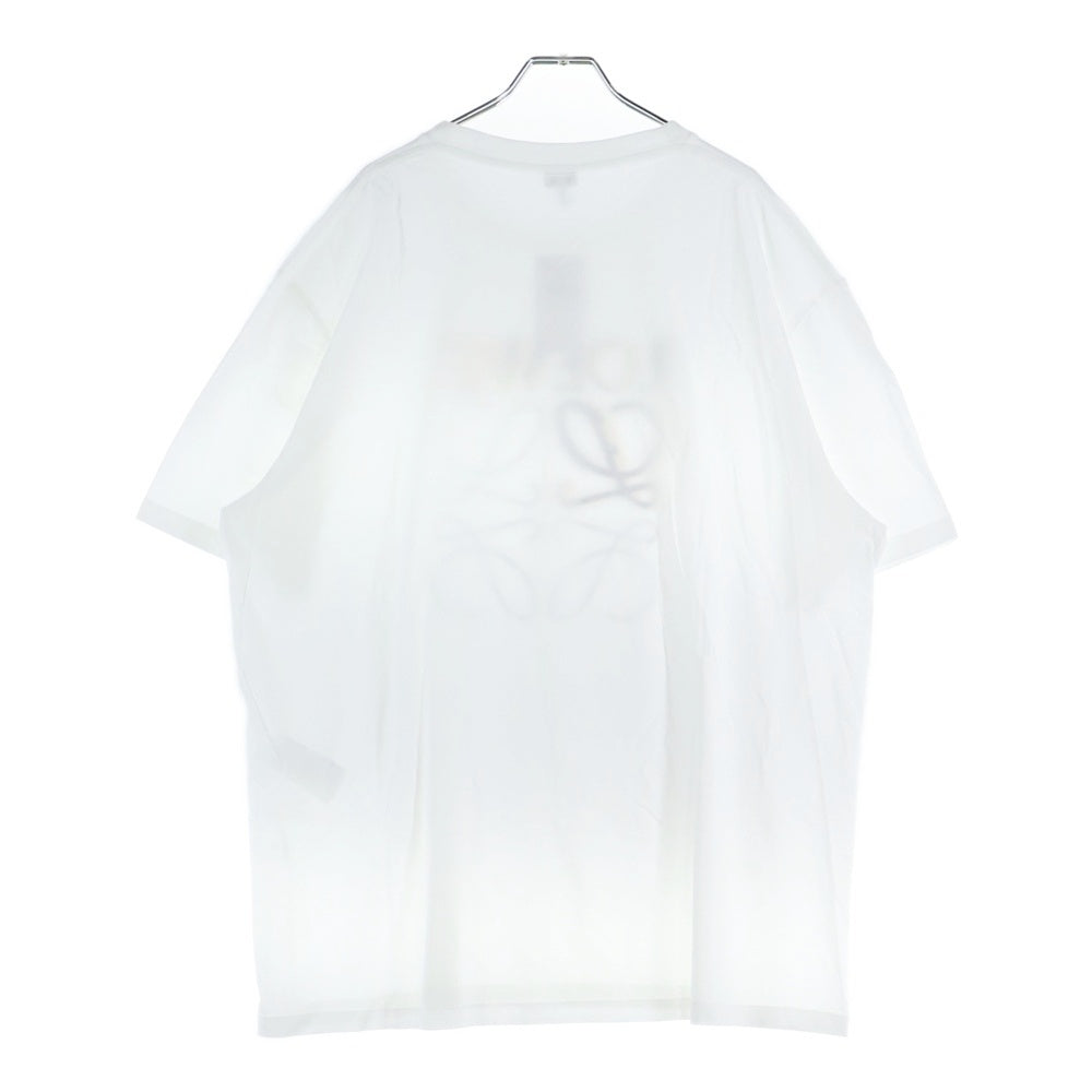 LOEWE(ロエベ) 24SS GLITCH ANAGRAM RELAXED FIT T-SHIRT グリッチアナグラム 半袖Tシャツ ホワイト H526Y22J61
