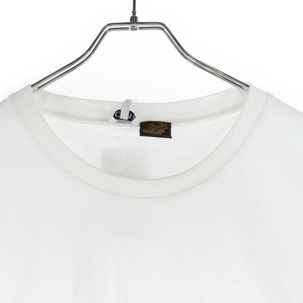 LOEWE(ロエベ) 24SS PAULA'S IBIZA フロッキーアナグラム 半袖Tシャツ ホワイト H616Y22X67