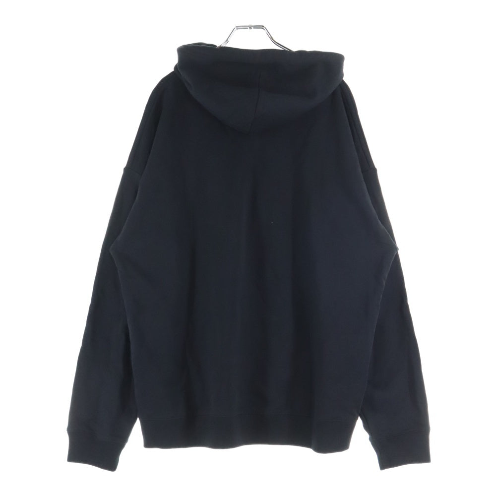 LOEWE(ロエベ) 23AW RELAX FIT ANAGRAM PATCH POCKET HOODIE リラックスフィットアナグラムパッチポケットパーカー ブラック H526Y25X30