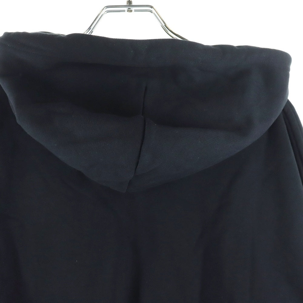LOEWE(ロエベ) 23AW RELAX FIT ANAGRAM PATCH POCKET HOODIE リラックスフィットアナグラムパッチポケットパーカー ブラック H526Y25X30