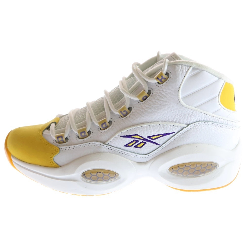 Reebok(リーボック) QUESTION MID クエスチョン ミッドカットスニーカー ホワイト US9.5/27.5cm FX4278