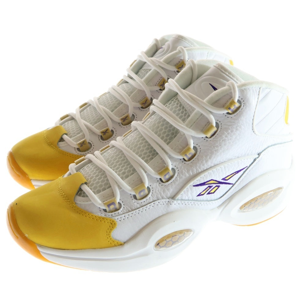 Reebok(リーボック) QUESTION MID クエスチョン ミッドカットスニーカー ホワイト US9.5/27.5cm FX4278