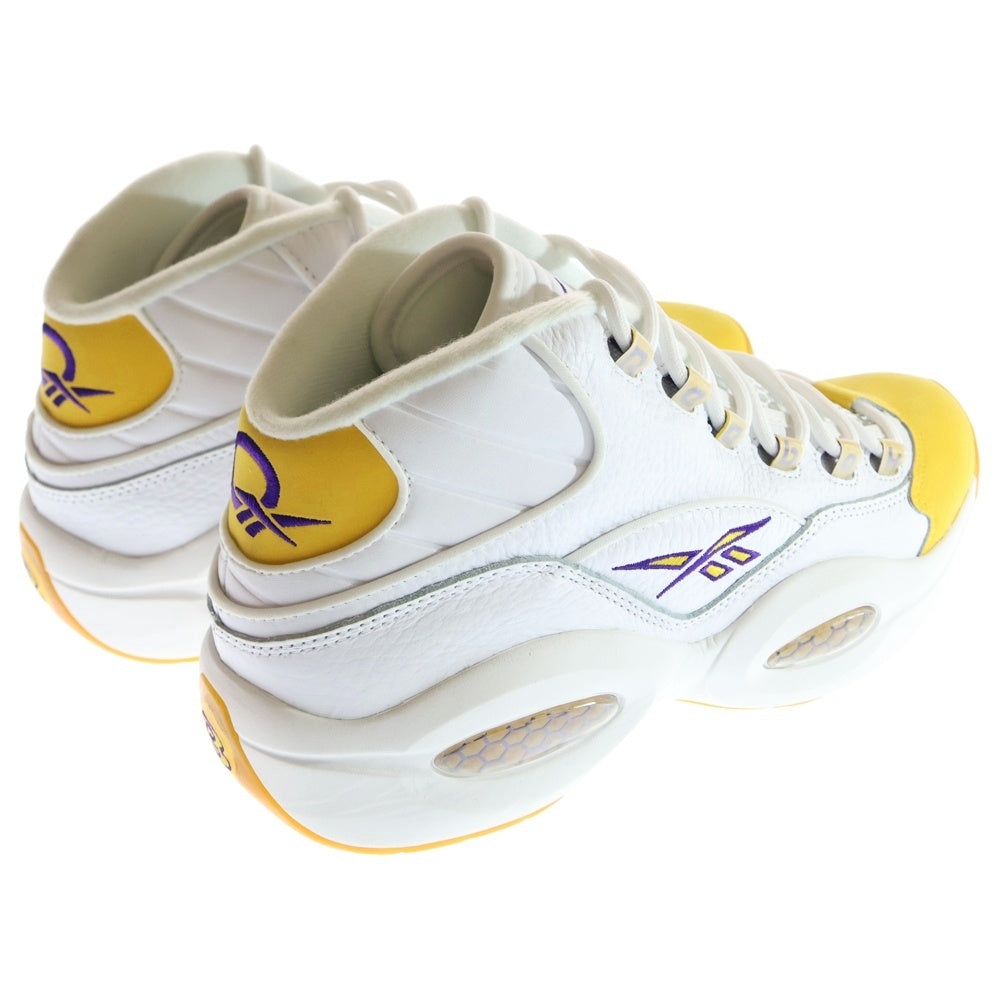 Reebok(リーボック) QUESTION MID クエスチョン ミッドカットスニーカー ホワイト US9.5/27.5cm FX4278