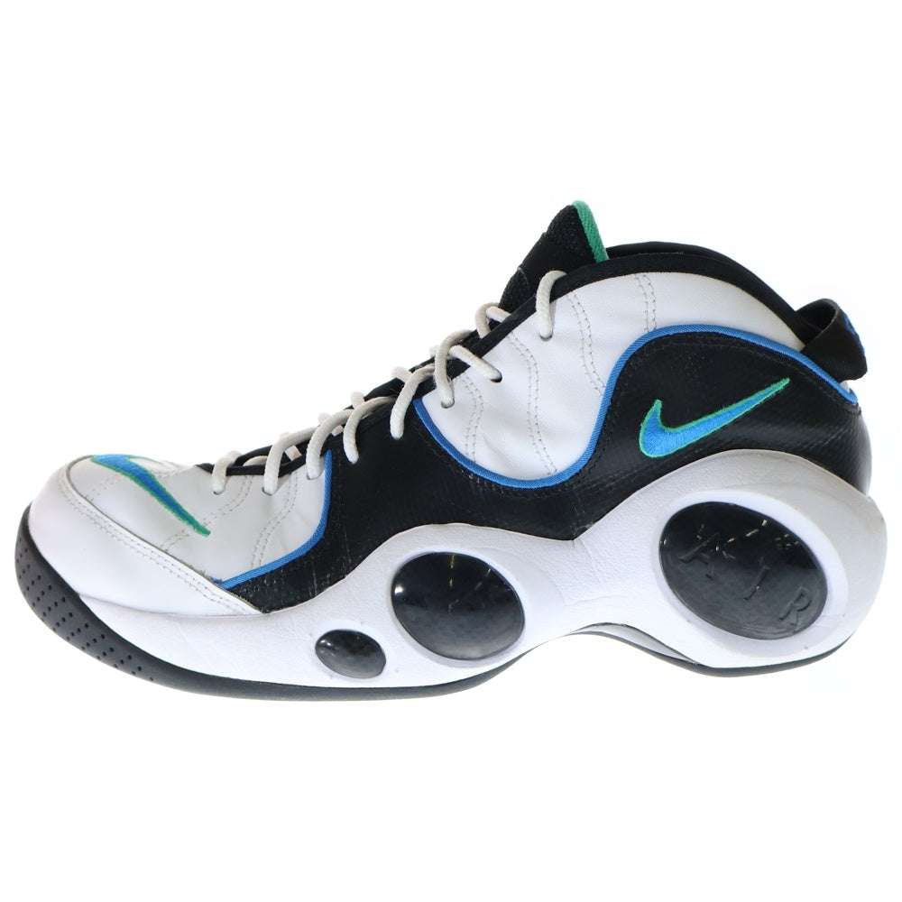 NIKE(ナイキ) AIR ZOOM FLIGHT 95 WHITE PHOTO BLUE エアズーム フライト95 ホワイト フォトブルー ハイカットスニーカー ホワイト/ブルー/ブラック US9.5cm/27.5cm DM0524-100