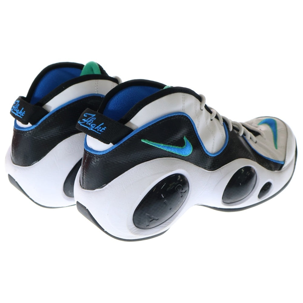 NIKE(ナイキ) AIR ZOOM FLIGHT 95 WHITE PHOTO BLUE エアズーム フライト95 ホワイト フォトブルー ハイカットスニーカー ホワイト/ブルー/ブラック US9.5cm/27.5cm DM0524-100