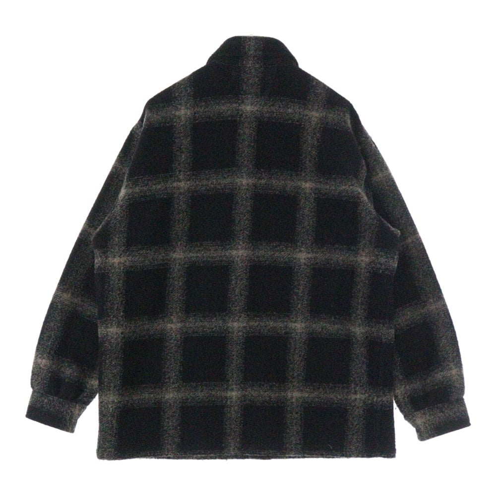 PENDLETON(ペンドルトン) ポリエステル チェック柄 マルチポケット メルトンジャケット ブラック 2575-0208