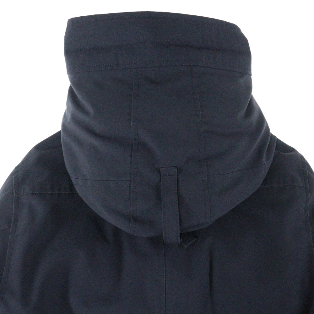 CANADA GOOSE(カナダグース) JASPER ジャスパー ロゴデザインモチーフ マルチポケット フーデッド ジップアップ ダウンジャケット ブラック 68F8490