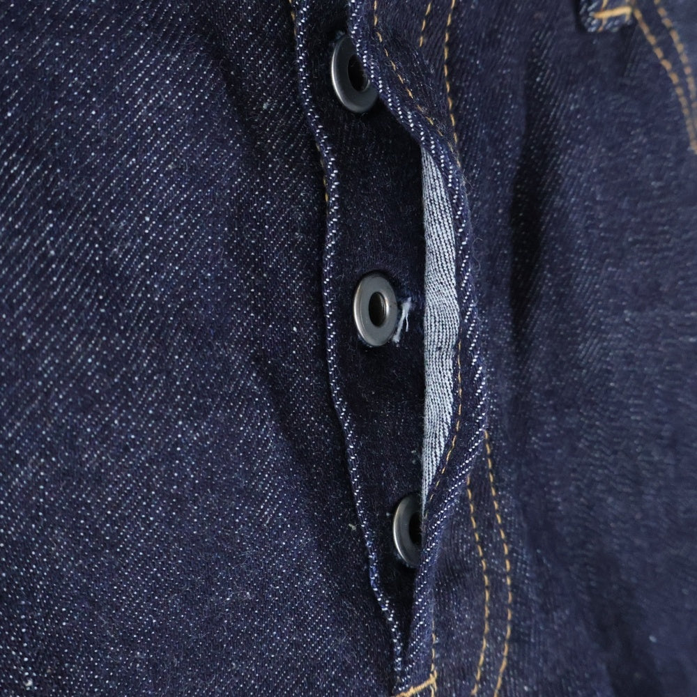 MINEDENIM(マインデニム) STANDARD SLIM STR 5POCKET RGD スタンダード スリム 5ポケット ボタンフライ デニムパンツ インディゴ FPKH101NST-80-332-7