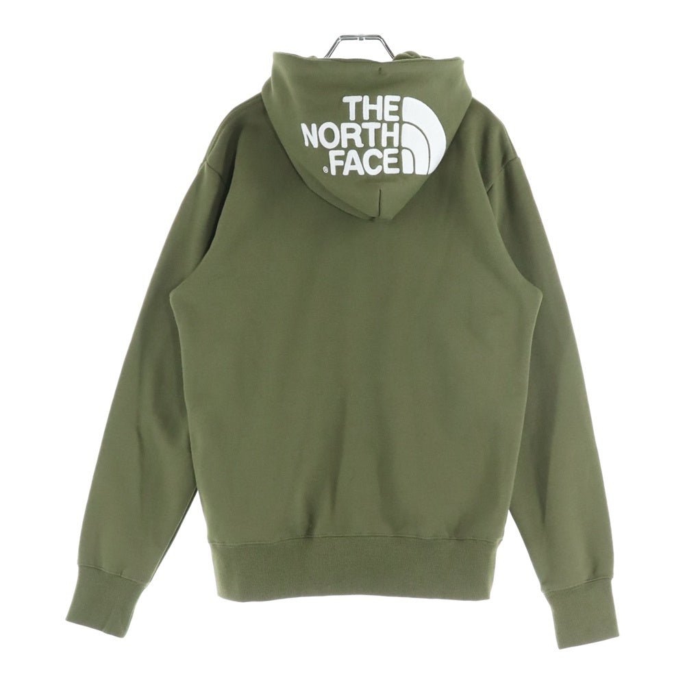 THE NORTH FACE(ザノースフェイス) REARVIEW FULLZIP HOODIE フードロゴ刺繍 スウェットフルジップアップパーカー オリーブ NT11930