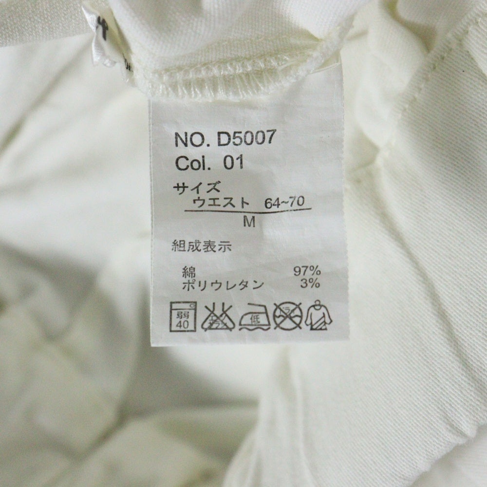 NO BRAND(ノーブランド) DISNEY (ディズニー) コットン イージーテーパードパンツ レディース ホワイト D5007