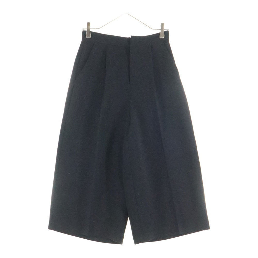 NO BRAND(ノーブランド) INGNI (イング) 1タック イージーワイドスラックス レディース ブラック 154-393390-94