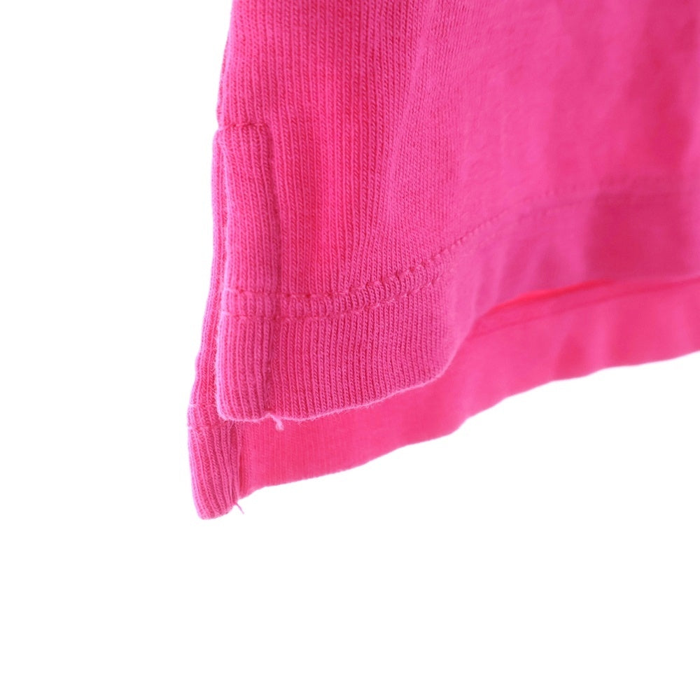 LAUREN RALPH LAUREN(ローレンラルフローレン) ショート丈 クルーネック半袖Tシャツ カットソー レディース ピンク