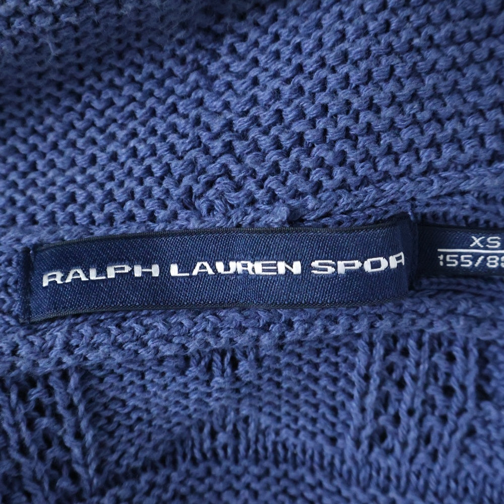 RALPH LAUREN SPORT(ラルフローレン スポーツ) ローゲージ トグルボダン ニットカーディガン ブルー 1864172LSSC