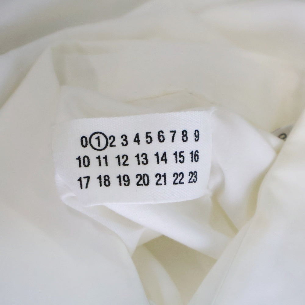 Maison Margiela 1(メゾンマルジェラ) レギュラーカラー ノースリーブ ボリューム シャツ レディース ホワイト S31DL0144 S39342