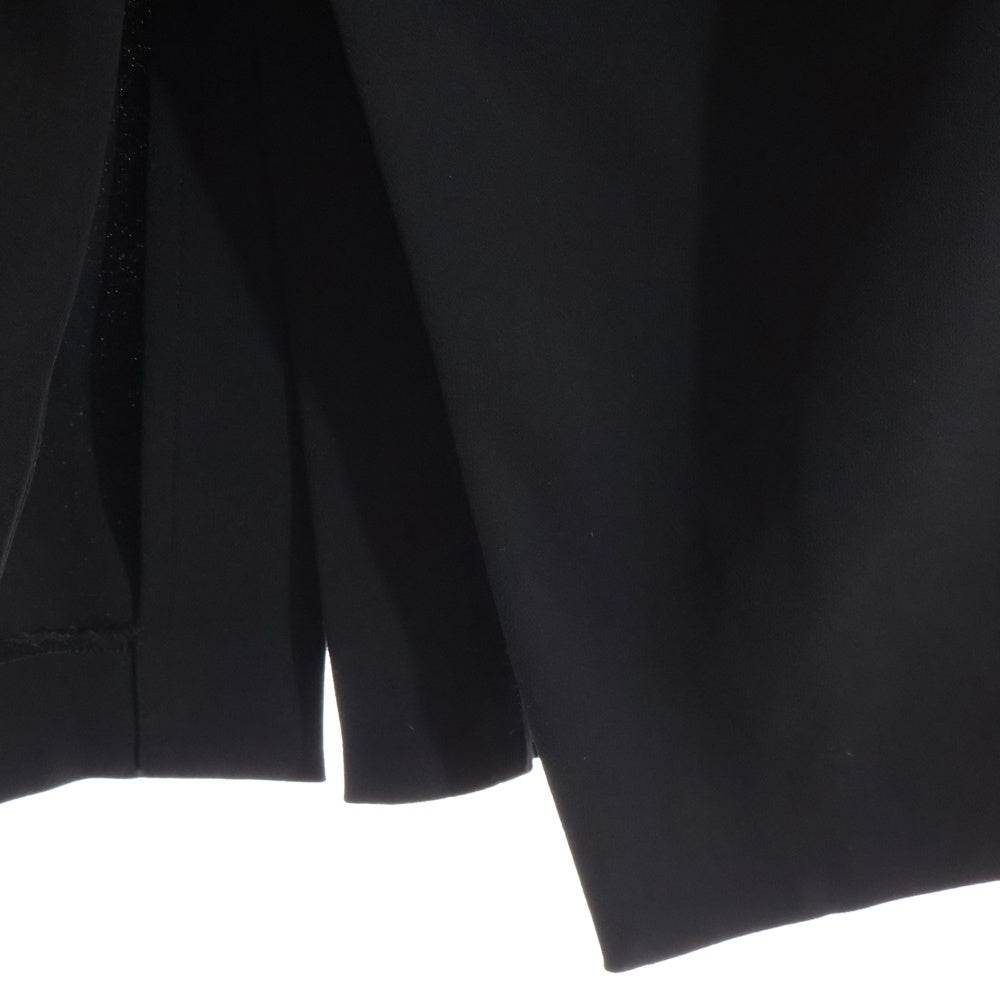 ENFOLD(エンフォルド) DOUBLE CROSS MINIMAL SKIRT ダブル クロス ミニマル スカート レディース ブラック 300CA231-0090
