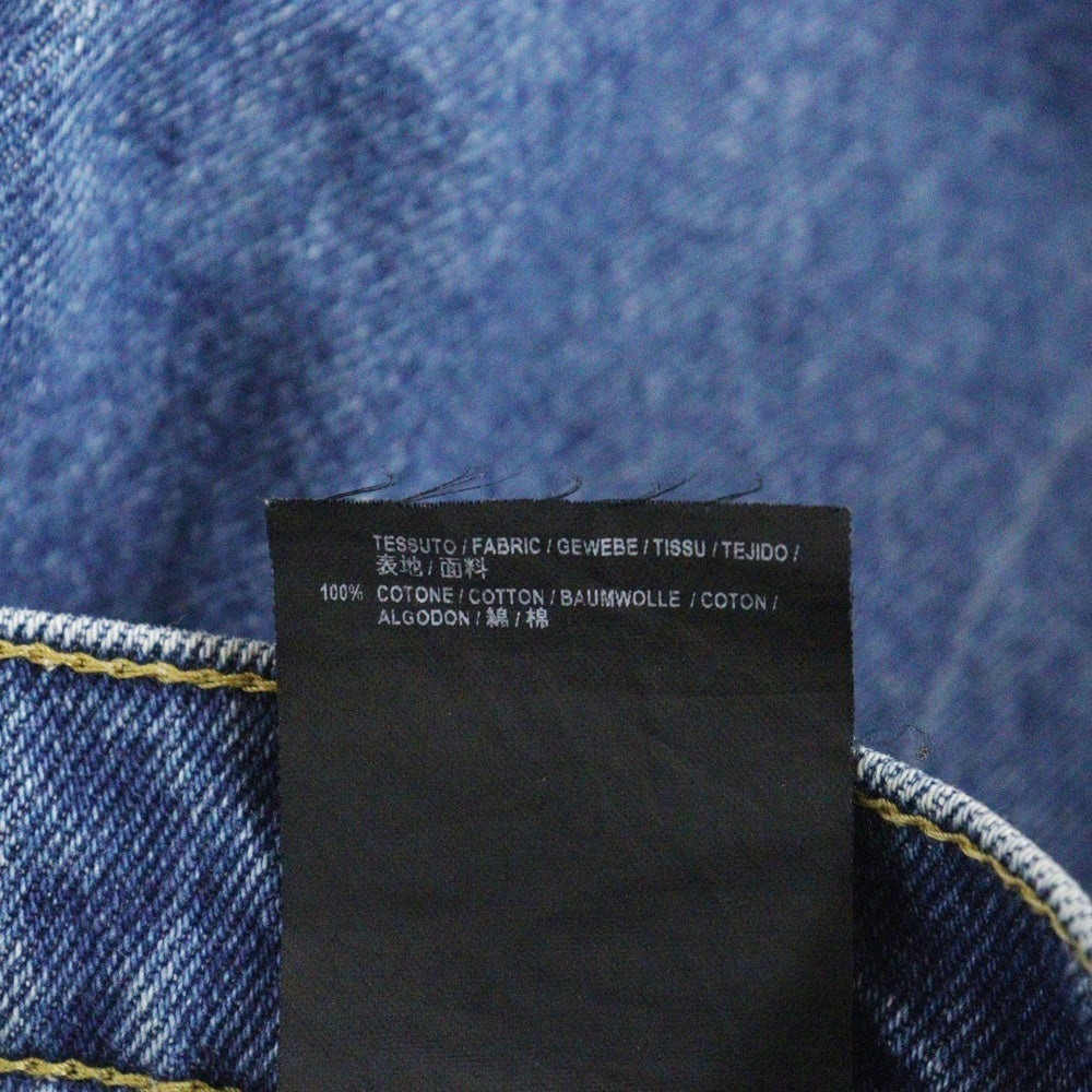 BALENCIAGA(バレンシアガ) ROCKABILLY ロックビリー ウォッシュド クロップド デニムパンツ レディース インディゴ 446445 TSB06