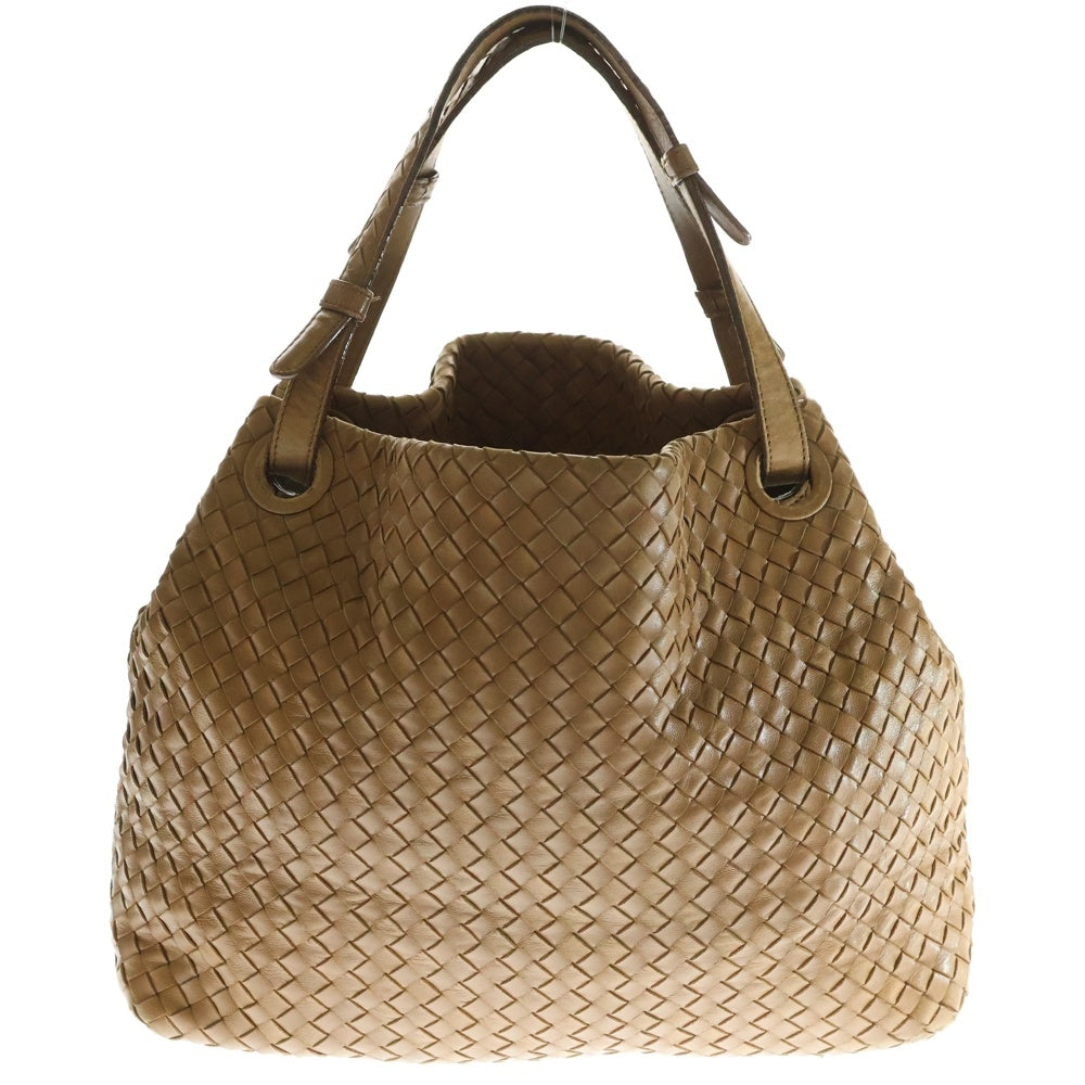 BOTTEGA VENETA(ボッテガヴェネタ) イイントレチャート レザー ガルダバッグ ブラウン 179320