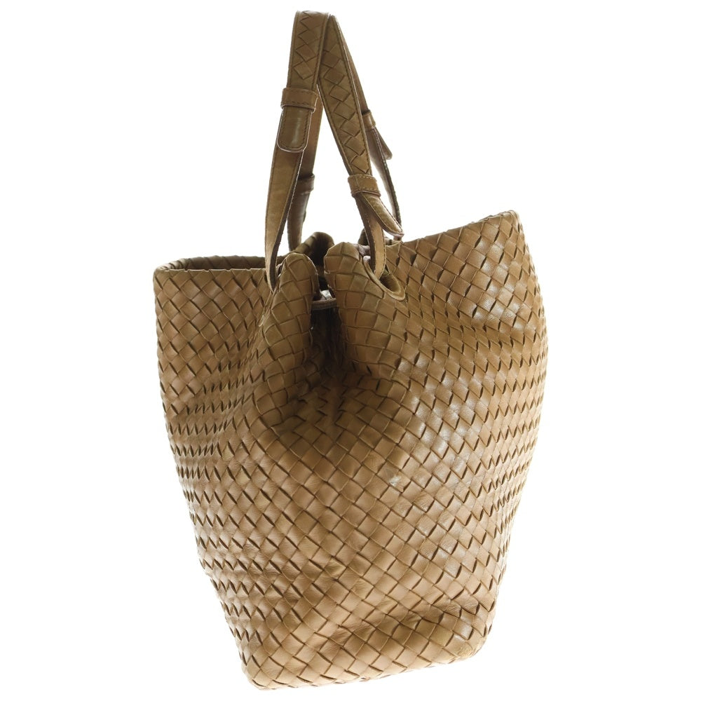 BOTTEGA VENETA(ボッテガヴェネタ) イイントレチャート レザー ガルダバッグ ブラウン 179320