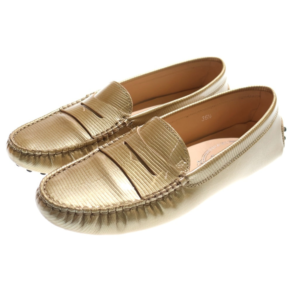TOD'S(トッズ) GOMMINO MOCASSINO ゴンミーニ モカシーノ ローファー レディース ゴールド XXW00G0001009TC600