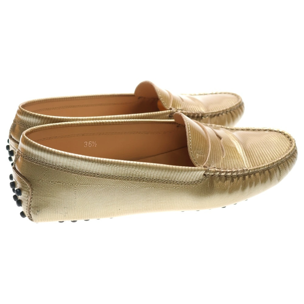 TOD'S(トッズ) GOMMINO MOCASSINO ゴンミーニ モカシーノ ローファー レディース ゴールド XXW00G0001009TC600