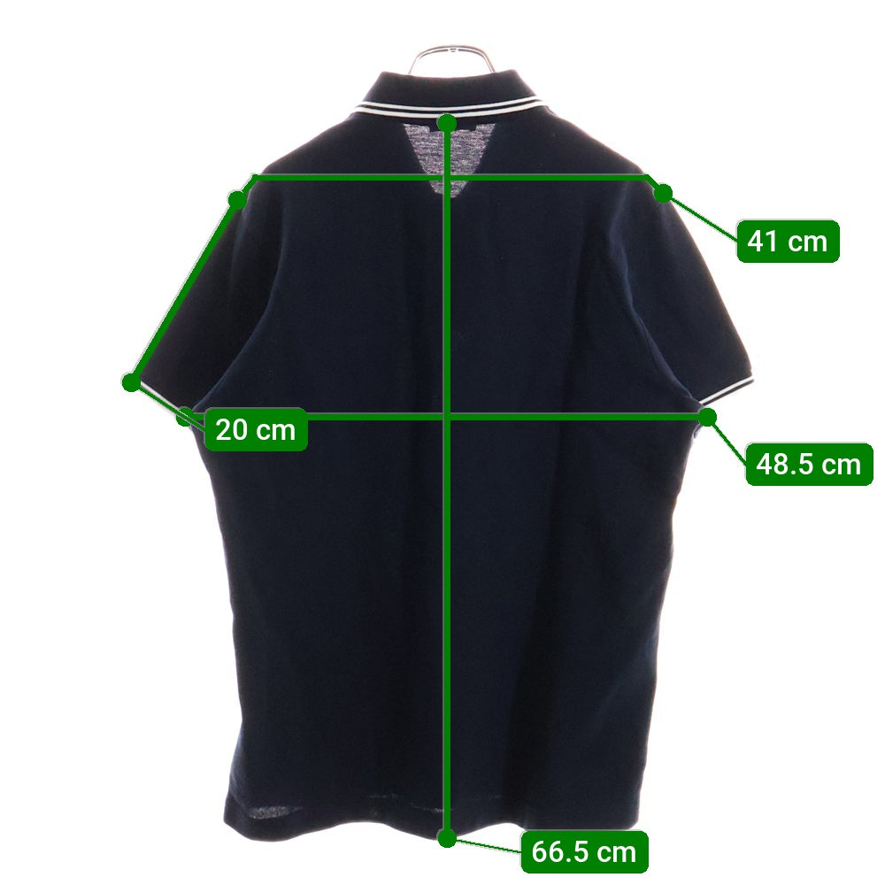 MONCLER(モンクレール) MAGLIA POLO MANICA CORTA マグリア ポロ マニカコルタ 半袖ポロシャツ ネイビー 510918304300