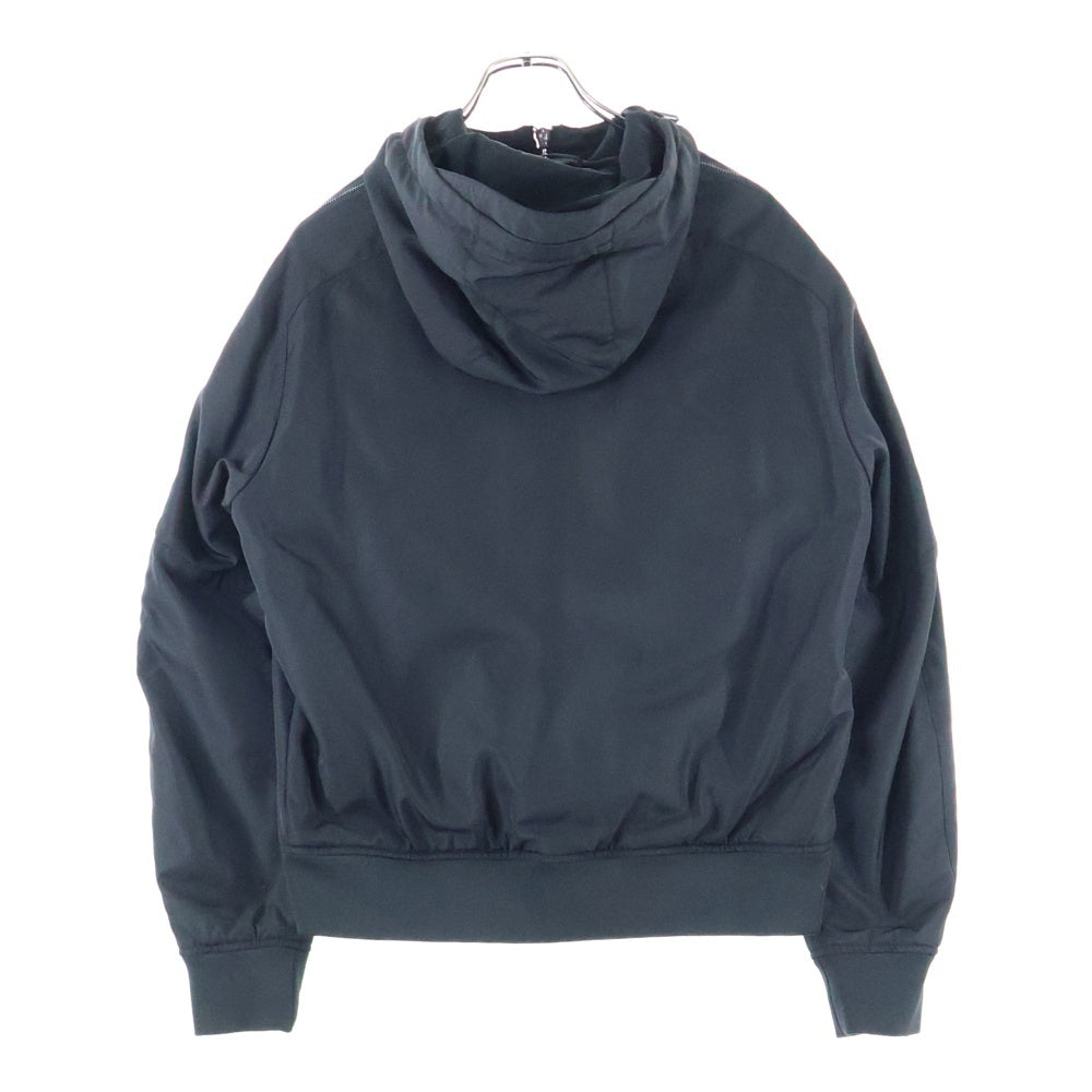 EMPORIO ARMANI(エンポリオアルマーニ) 総柄 ナイロン フーデッドジャケット ブラック 6H1BD9 1NYAZ