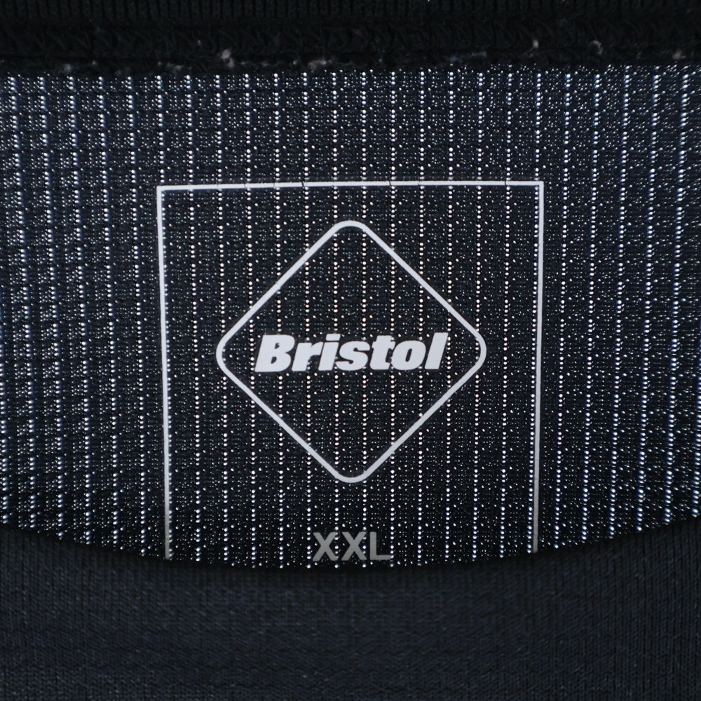 F.C.R.B./F.C.Real Bristol/FCRB(エフシーアールビー/エフシーレアルブリストル) 25SS L/S GAME SHIRT ロングスリーブ ゲーム シャツ クルーネック長袖Tシャツ カットソー ブラック FCRB-250005