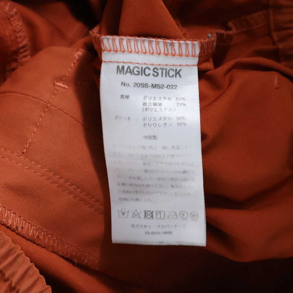 MAGIC STICK(マジックスティック) 20SS ×WILD THINGS WILD JOCKEY PANTS ワイルド シングス ワイルド ジョッキー イージーパンツ オレンジ 20SS-MS2-022