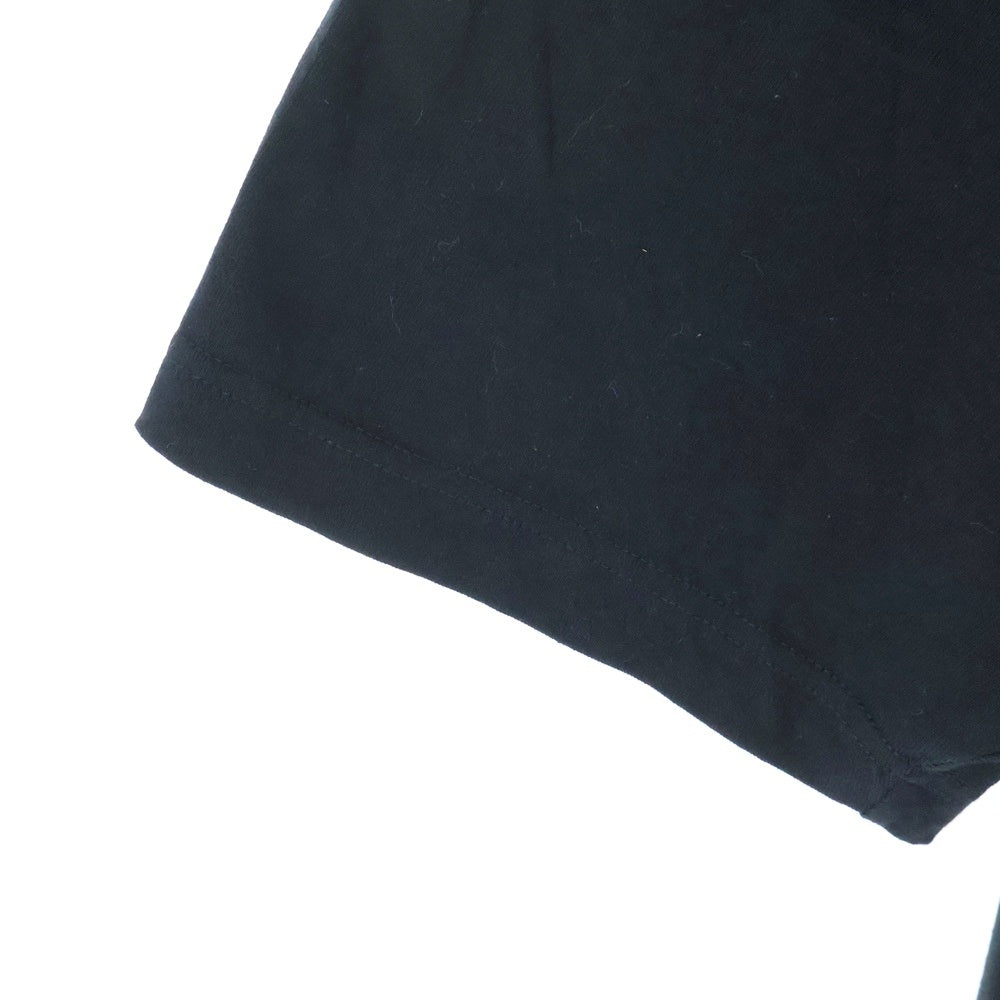 BEAMS(ビームス) 笑う蜘蛛 両面プリント クルーネック半袖Tシャツ カットソー ブラック 75-08-1010-049