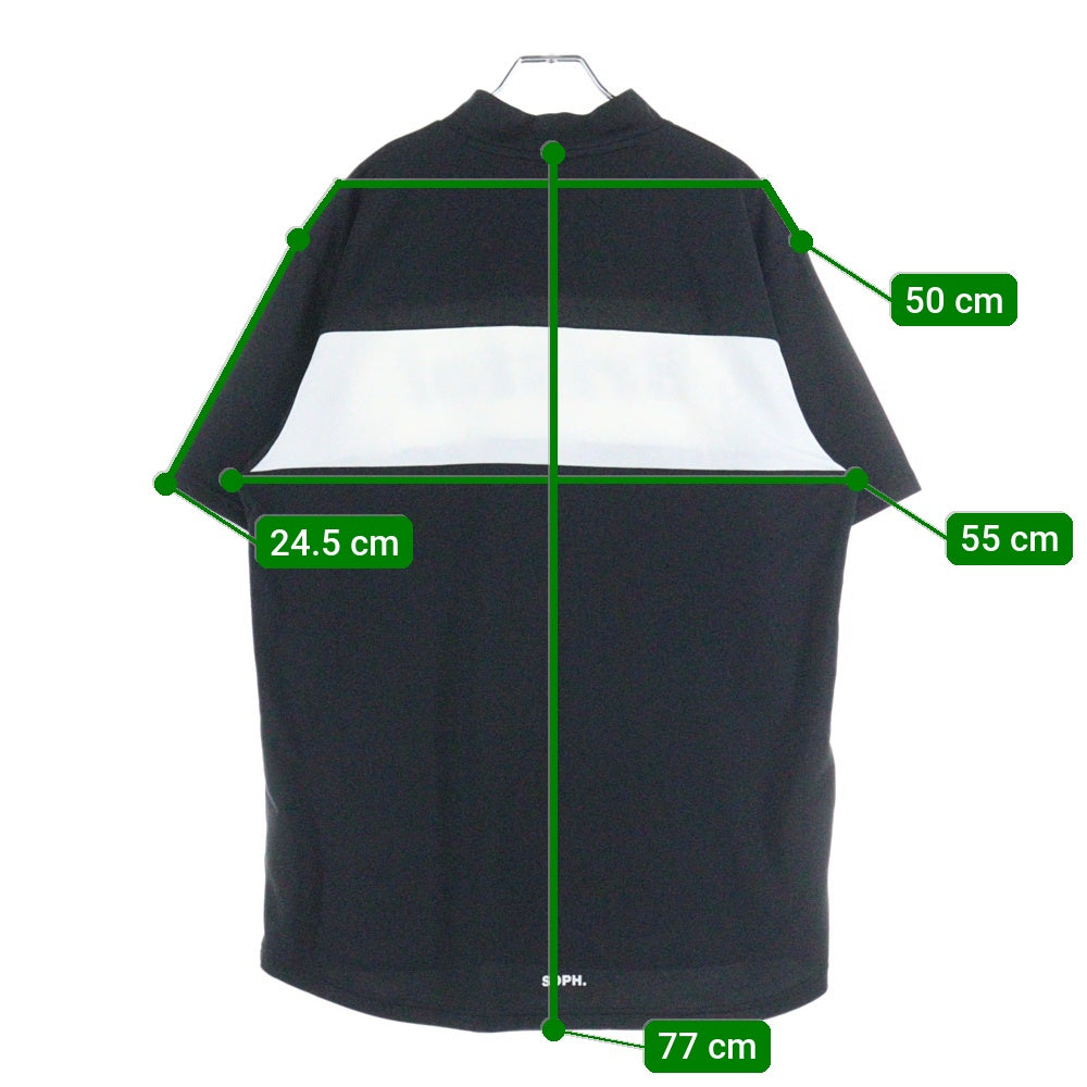 F.C.R.B./F.C.Real Bristol/FCRB(エフシーアールビー/エフシーレアルブリストル) 22SS S/S MOCK NECK TRAINING TOP ショートスリーブ トレーニングトップ 半袖Tシャツ FCRB-220050