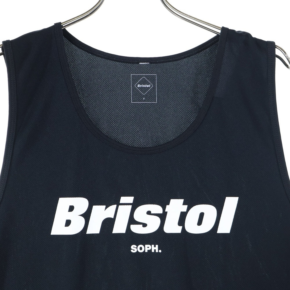F.C.R.B./F.C.Real Bristol/FCRB(エフシーアールビー/エフシーレアルブリストル) 22SS TEAM MESH BIBS チーム メッシュ ビブス ノースリーブタンクトップ ブラック FCRB-220087