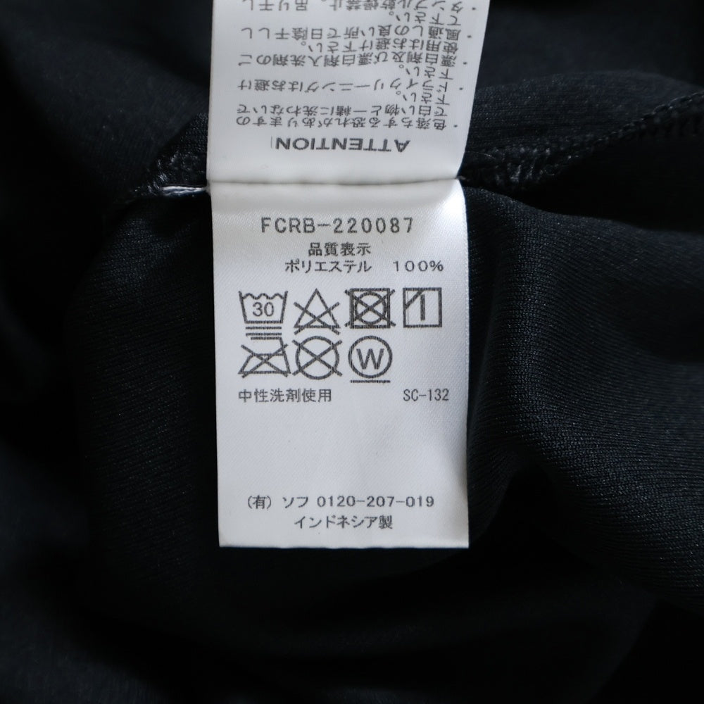 F.C.R.B./F.C.Real Bristol/FCRB(エフシーアールビー/エフシーレアルブリストル) 22SS TEAM MESH BIBS チーム メッシュ ビブス ノースリーブタンクトップ ブラック FCRB-220087
